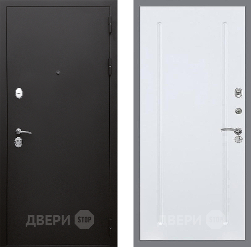 Дверь Стоп КЛАССИК Шагрень ФЛ-68 Силк Сноу в Солнечногорске