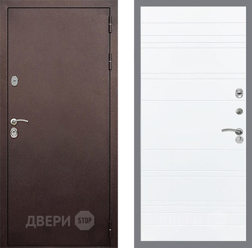 Дверь Стоп КЛАССИК Медь Лайн Силк Сноу в Солнечногорске