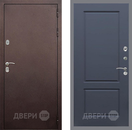 Входная металлическая Дверь Стоп КЛАССИК Медь ФЛ-117 Силк титан в Солнечногорске