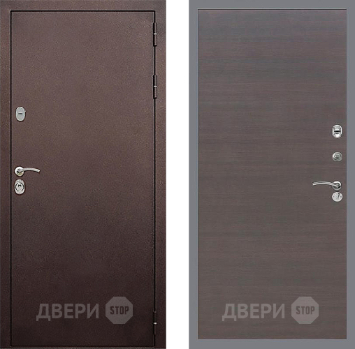 Дверь Стоп КЛАССИК Медь Гладкая венге поперечный в Солнечногорске