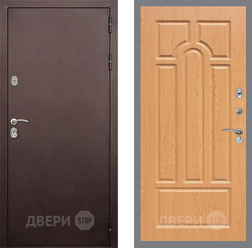 Дверь Стоп КЛАССИК Медь ФЛ-58 Дуб в Солнечногорске