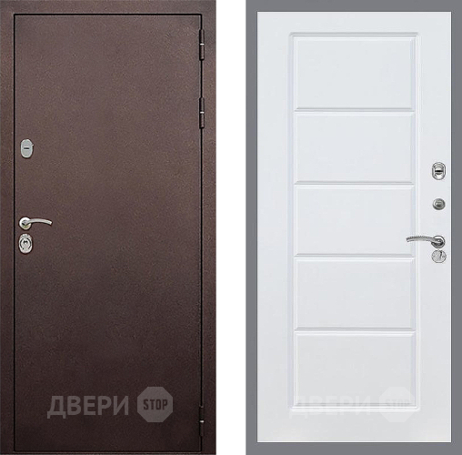 Входная металлическая Дверь Стоп КЛАССИК Медь ФЛ-39 Силк Сноу в Солнечногорске