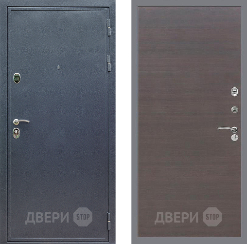 Входная металлическая Дверь Стоп СИЛЬВЕР Гладкая венге поперечный в Солнечногорске