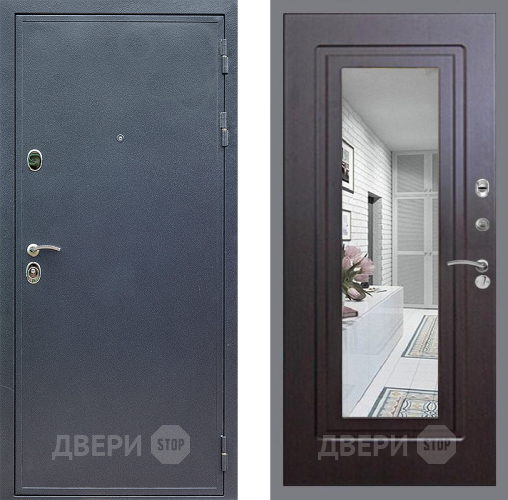 Входная металлическая Дверь Стоп СИЛЬВЕР Зеркало ФЛ-120 Венге в Солнечногорске