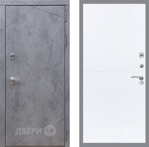 Дверь Стоп Лучи ФЛ-290 Силк Сноу в Солнечногорске