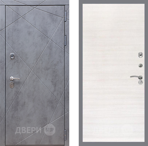 Дверь Стоп Лучи Гладкая Акация светлая в Солнечногорске