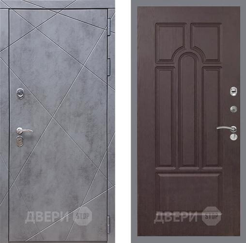 Входная металлическая Дверь Стоп Лучи ФЛ-58 Венге в Солнечногорске