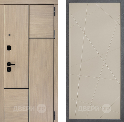 Входная металлическая Дверь Дверной континент ДК-14 ФЛ-655 Капучино в Солнечногорске