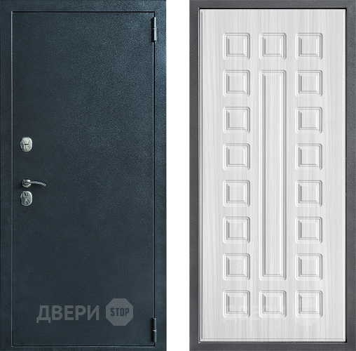 Входная металлическая Дверь Дверной континент ДК-70 Дизайн ФЛ-183 Сандал белый в Солнечногорске