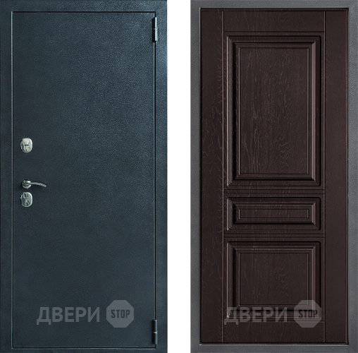 Входная металлическая Дверь Дверной континент ДК-70 Дизайн ФЛ-243 Дуб шоколадный в Солнечногорске