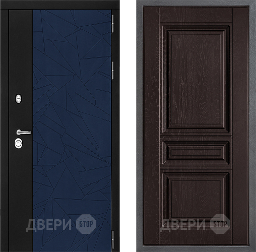 Входная металлическая Дверь Дверной континент ДК-9 ФЛ-243 Дуб шоколадный в Солнечногорске