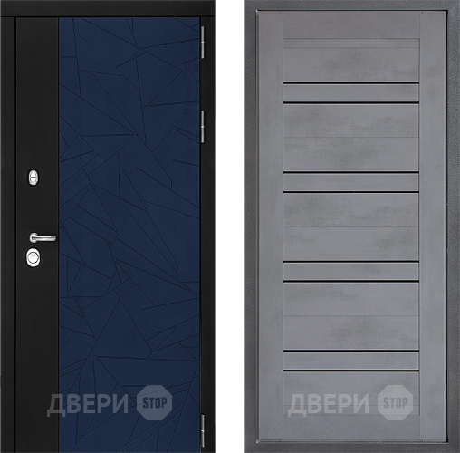 Дверь Дверной континент ДК-9 ФЛ-49 Бетон серый в Солнечногорске