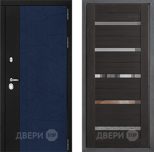 Входная металлическая Дверь Дверной континент ДК-9 ФЛ-47 Венге в Солнечногорске