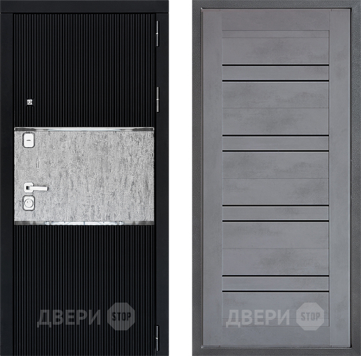 Входная металлическая Дверь Дверной континент ДК-13 ФЛ-49 Бетон серый в Солнечногорске