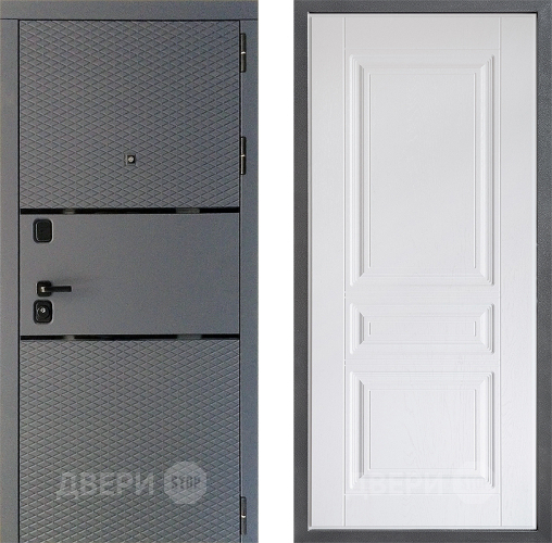 Входная металлическая Дверь Дверной континент Диамант Дизайн ФЛ-243 Альберо Браш серебро в Солнечногорске