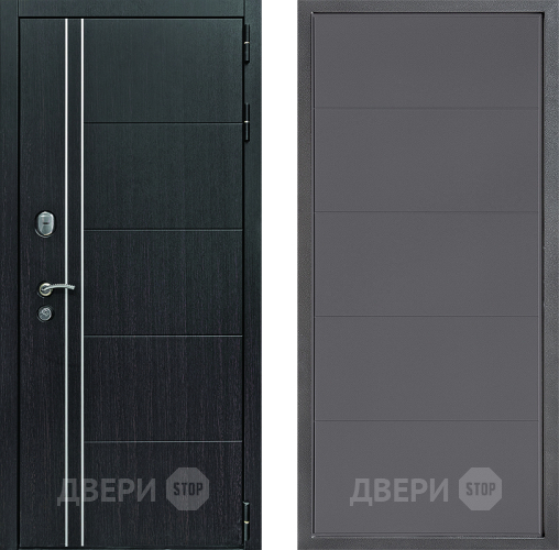 Дверь Дверной континент Теплолюкс Дизайн ФЛ-649 Графит софт в Солнечногорске