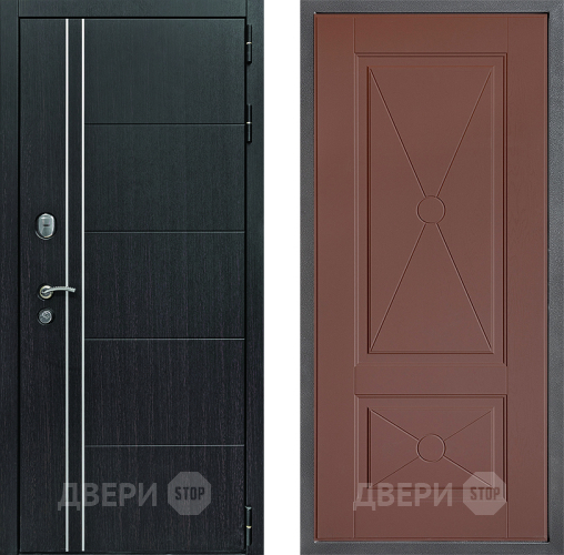 Дверь Дверной континент Теплолюкс Дизайн ФЛ-617 Ясень шоколадный в Солнечногорске