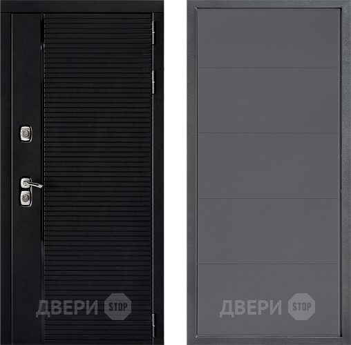 Входная металлическая Дверь Дверной континент ДК-1 ФЛ-649 Графит софт в Солнечногорске