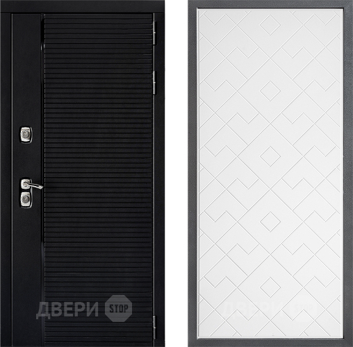 Дверь Дверной континент ДК-1 ФЛ-Тиффани Белый софт в Солнечногорске