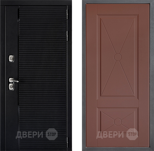 Дверь Дверной континент ДК-1 ФЛ-617 Ясень шоколадный в Солнечногорске