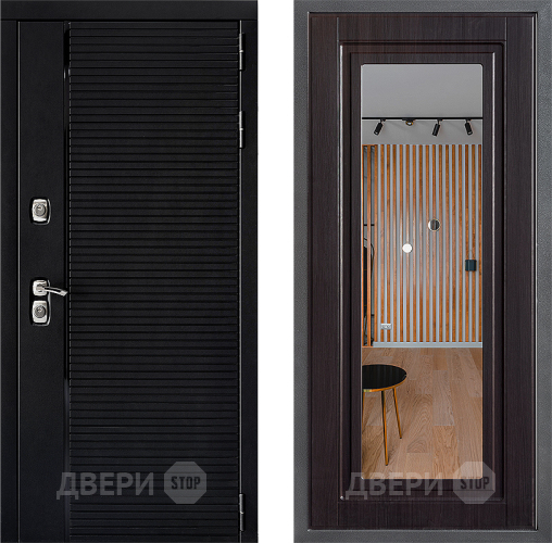 Дверь Дверной континент ДК-1 ФЛЗ Зеркало Венге в Солнечногорске
