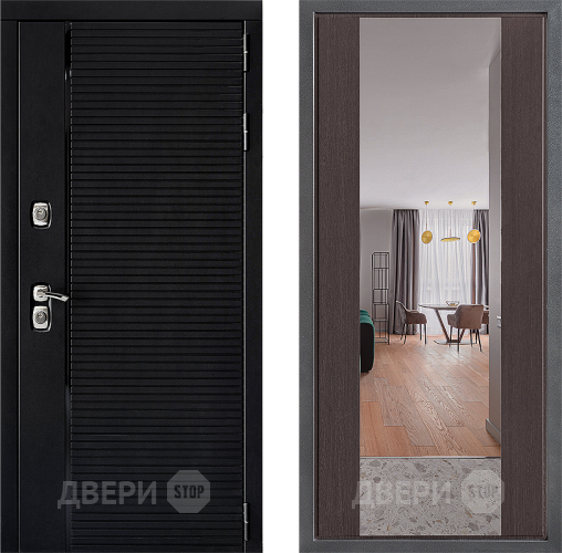 Дверь Дверной континент ДК-1 ФЛЗ-1 Зеркало Венге в Солнечногорске