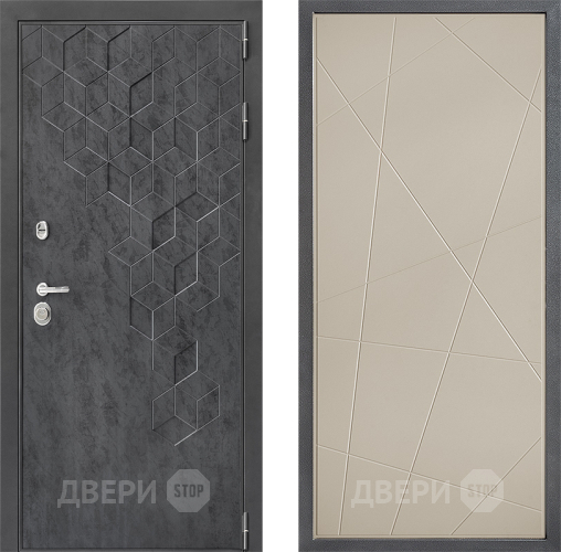 Входная металлическая Дверь Дверной континент ДК-3/713 ФЛ-655 Капучино в Солнечногорске