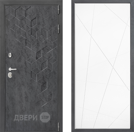 Дверь Дверной континент ДК-3/713 ФЛ-655 Белый софт в Солнечногорске