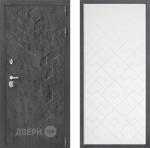 Дверь Дверной континент ДК-3/713 ФЛ-Тиффани Белый софт в Солнечногорске