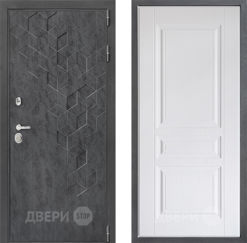 Дверь Дверной континент ДК-3/713 ФЛ-243 Альберо Браш серебро в Солнечногорске