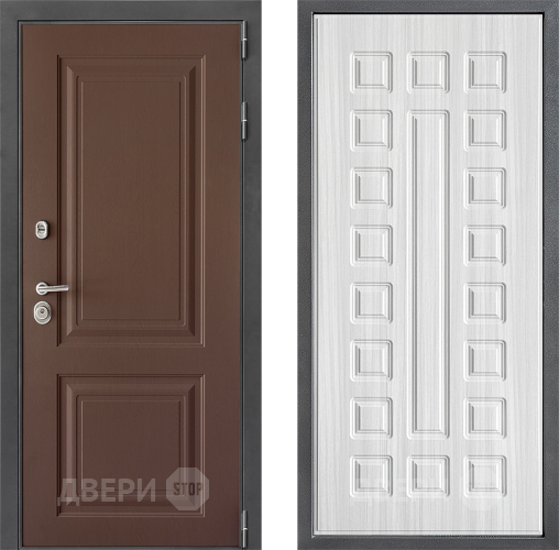 Входная металлическая Дверь Дверной континент ДК-3/729 ФЛ-183 Сандал белый в Солнечногорске
