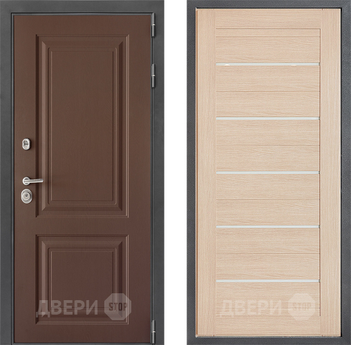 Входная металлическая Дверь Дверной континент ДК-3/729 ФЛ-46 Капучино в Солнечногорске