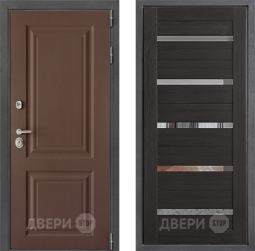 Входная металлическая Дверь Дверной континент ДК-3/729 ФЛ-47 Венге в Солнечногорске