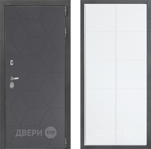 Входная металлическая Дверь Дверной континент ДК-3/744 ФЛ-Кватро Белое дерево в Солнечногорске