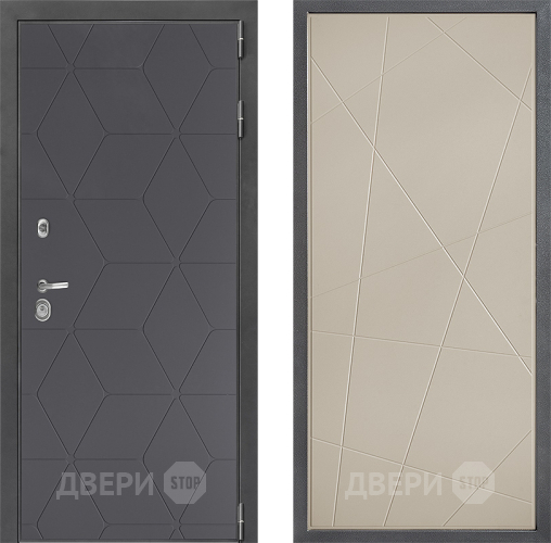 Входная металлическая Дверь Дверной континент ДК-3/744 ФЛ-655 Капучино в Солнечногорске