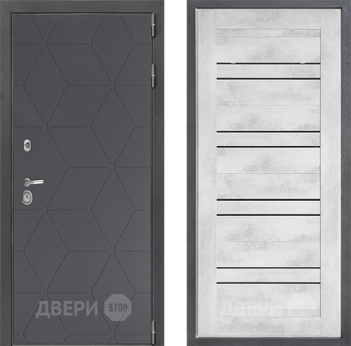 Дверь Дверной континент ДК-3/744 ФЛ-49 Бетон снежный в Солнечногорске