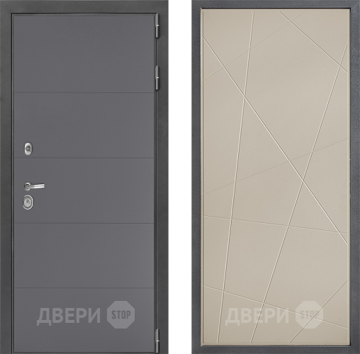 Входная металлическая Дверь Дверной континент ДК-3/649 ФЛ-655 Капучино в Солнечногорске