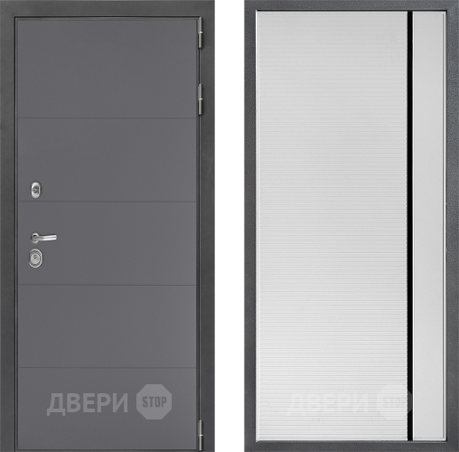 Дверь Дверной континент ДК-3/649 ФЛ-757 Черное Стекло Софт милк в Солнечногорске