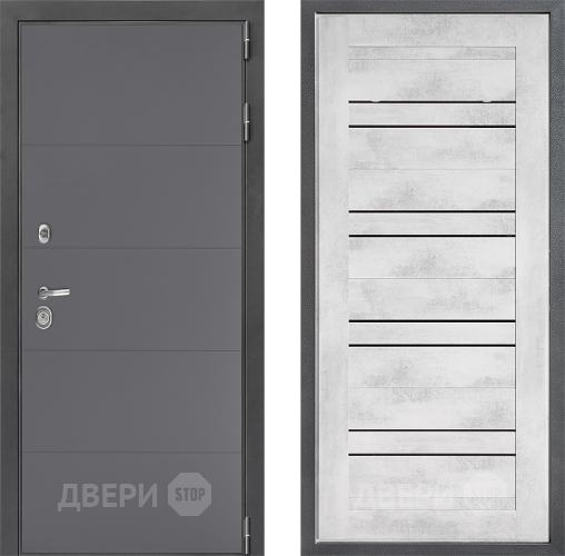 Дверь Дверной континент ДК-3/649 ФЛ-49 Бетон снежный в Солнечногорске