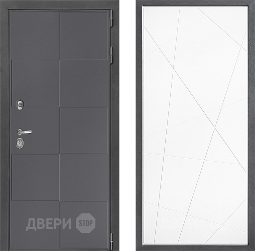 Дверь Дверной континент ДК-3/606 ФЛ-655 Белый софт в Солнечногорске
