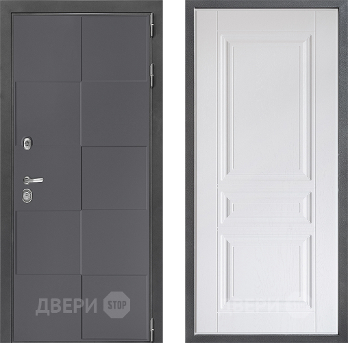 Дверь Дверной континент ДК-3/606 ФЛ-243 Альберо Браш серебро в Солнечногорске