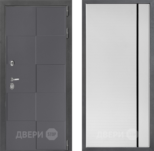Дверь Дверной континент ДК-3/606 ФЛ-757 Черное Стекло Софт милк в Солнечногорске