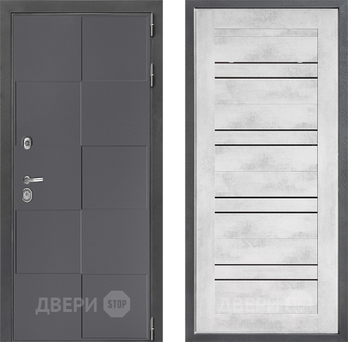 Дверь Дверной континент ДК-3/606 ФЛ-49 Бетон снежный в Солнечногорске