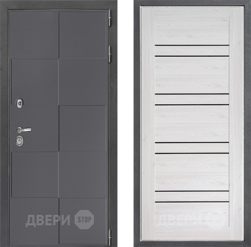 Входная металлическая Дверь Дверной континент ДК-3/606 ФЛ-49 Сосна белая в Солнечногорске