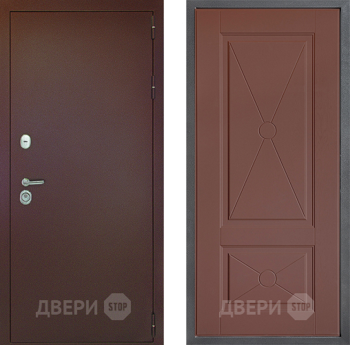 Дверь Дверной континент Рубикон Медь Дизайн ФЛ-617 Ясень шоколадный в Солнечногорске