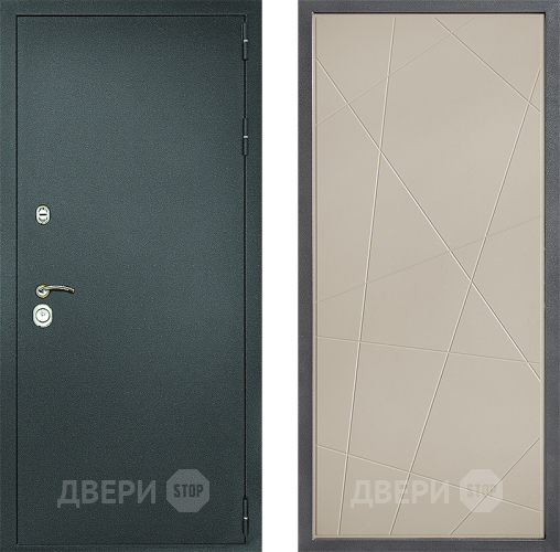 Дверь Дверной континент Рубикон Серебро Дизайн ФЛ-655 Капучино в Солнечногорске