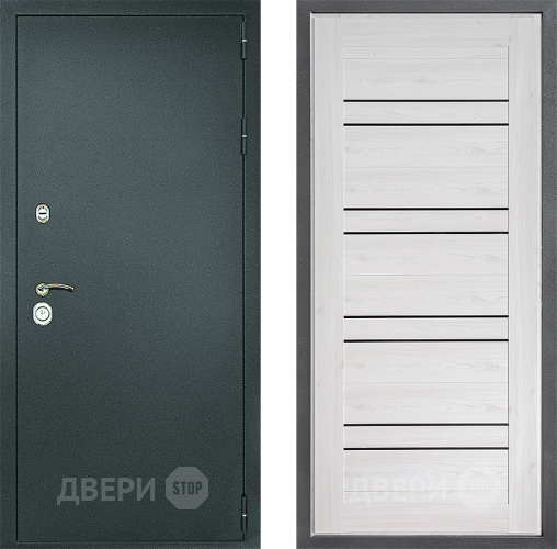 Дверь Дверной континент Рубикон Серебро Дизайн ФЛ-49 Сосна белая в Солнечногорске