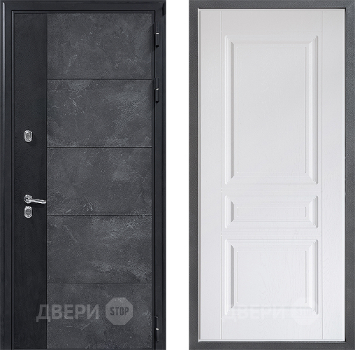 Дверь Дверной континент ДК-15 Бетон ТЕРМО ФЛ-243 Альберо Браш серебро в Солнечногорске