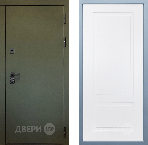 Входная металлическая Дверь Дива МД-61 Н-7 Белый в Солнечногорске
