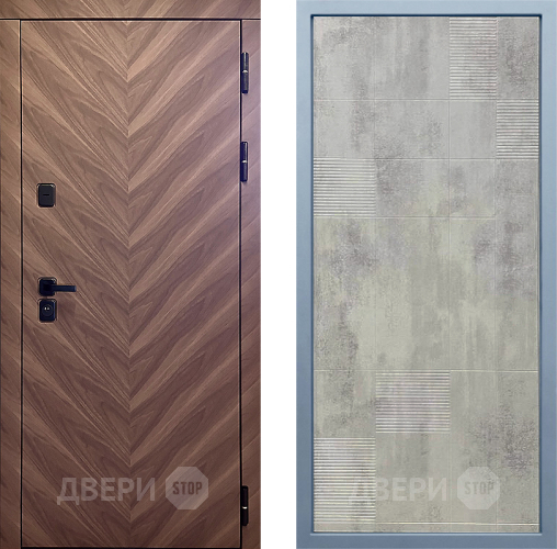 Входная металлическая Дверь Дива МД-98 Д-4 Бетон темный в Солнечногорске
